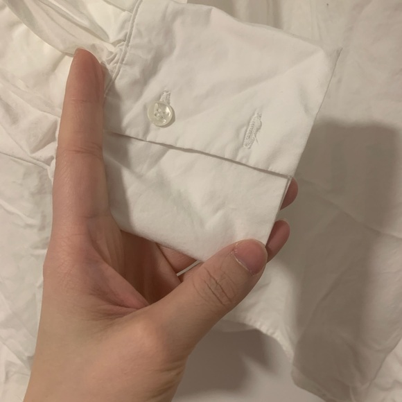 Zara White Ruffled Blouse - Picture 4 of 5